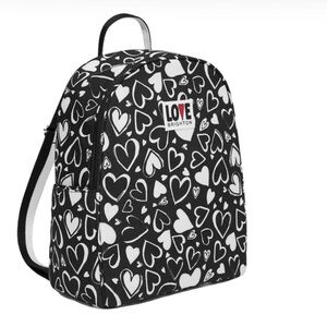 Brighton Endless Love Black & White Backpack